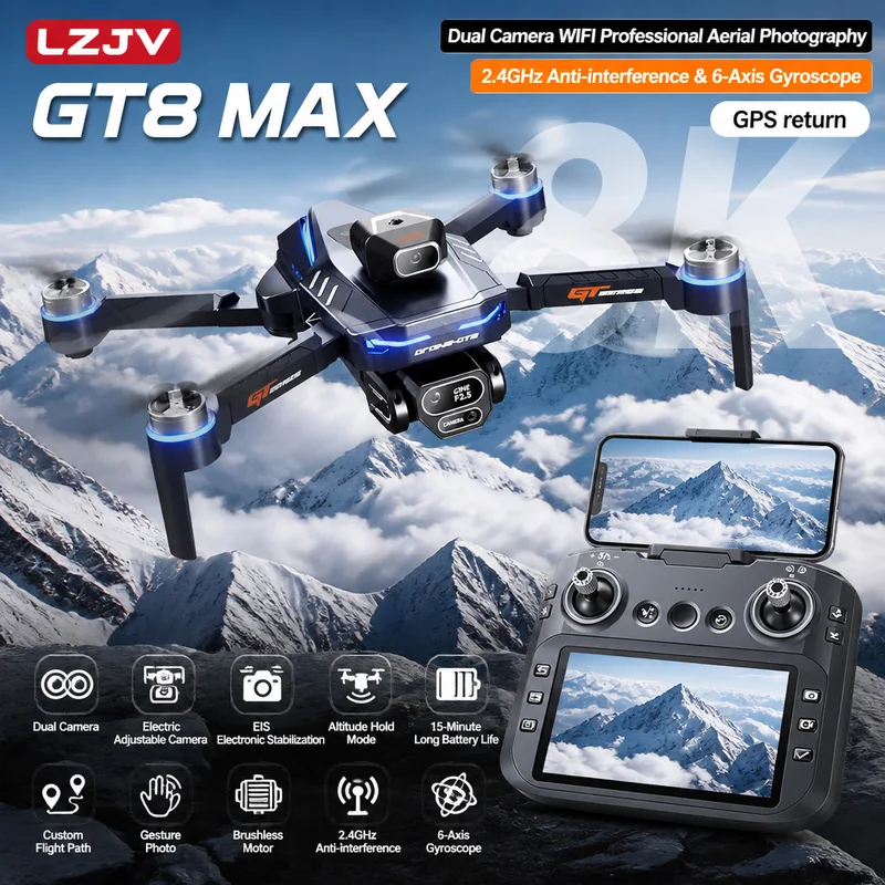 Drone Multispectral - GT8 Max Faltbare Drohne 8K HD