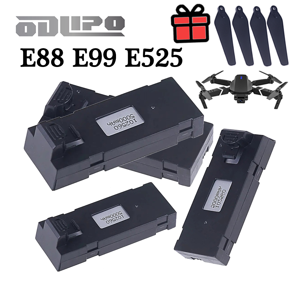 E88 3,7 V 5000 mAh LiPo Batter – Eachine Drone E58 Bewertung und Preis