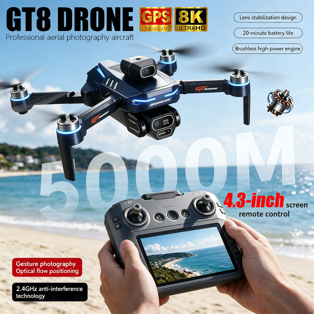 NEUE GT8 HD RC-Drohne 4K Profe – Drone Multispectral Bewertung und Preis