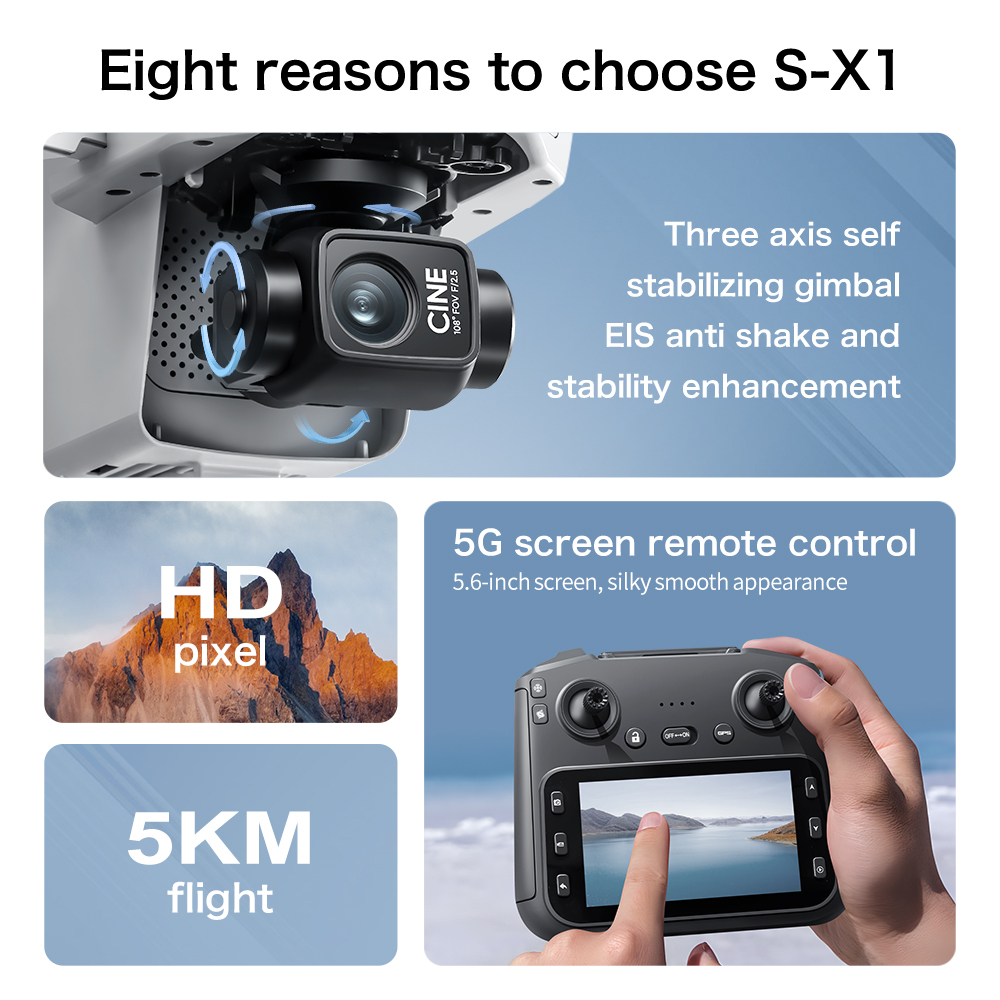 Original S-X1 Drohne 8K HD Pro – Drone Multispectral Bewertung und Preis